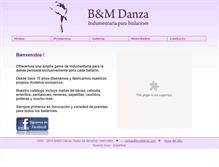 Tablet Screenshot of bymdanza.com